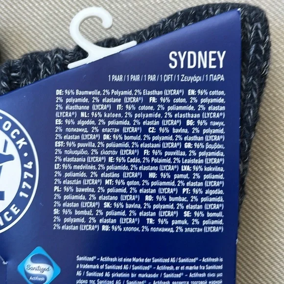 2 pairs of NWT Birkenstock Sydney Socks Very Cozy Winter Socks Unisex - Picture 3 of 6